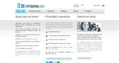 Desktop Screenshot of borrame.es